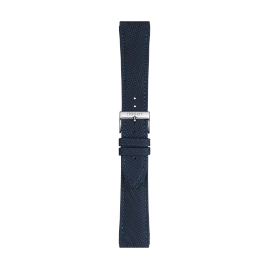 Tissot Official Blue Textile Strap Lugs 22 mm 1