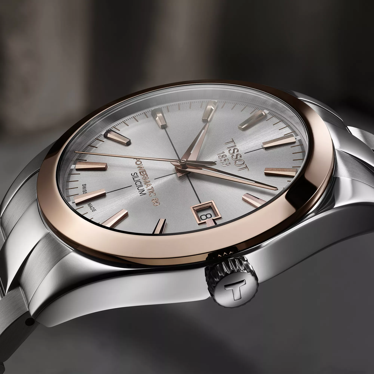 Tissot Gentleman Gold bezel 40mm 8
