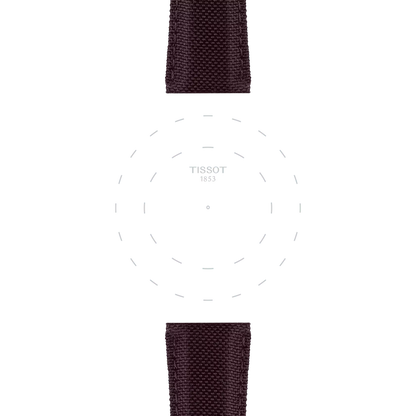 Tissot Official Brown Fabric Strap Lugs 21 mm 3