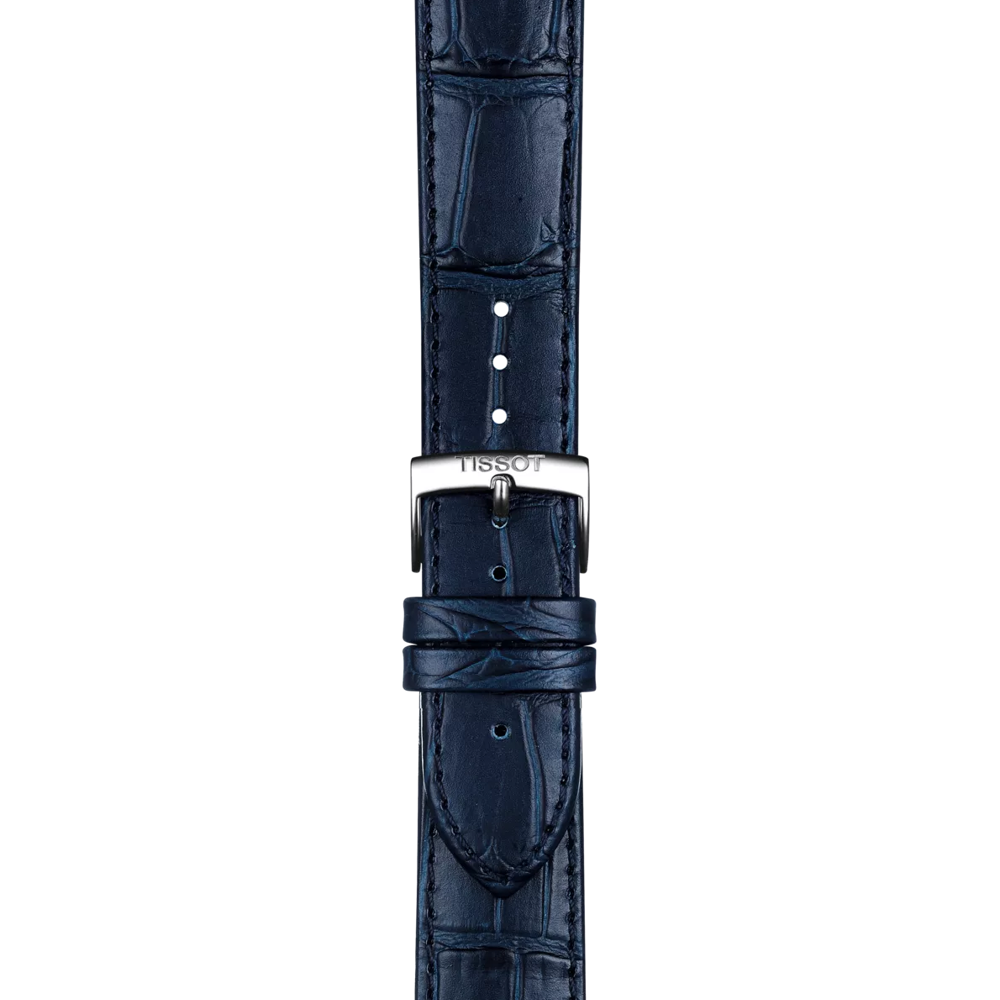 Tissot Official Blue Leather Strap Lugs 20 mm 2