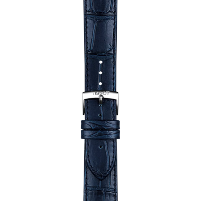 Tissot Official Blue Leather Strap Lugs 20 mm 2