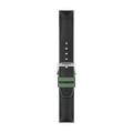 Tissot Official Green Leather and Rubber Strap Lugs 22 mm 1