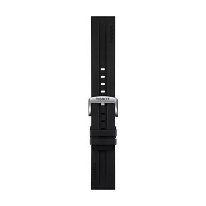 Tissot Official Black Rubber Strap Lugs 22mm 1