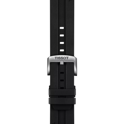 Tissot Official Black Rubber Strap Lugs 22mm 2
