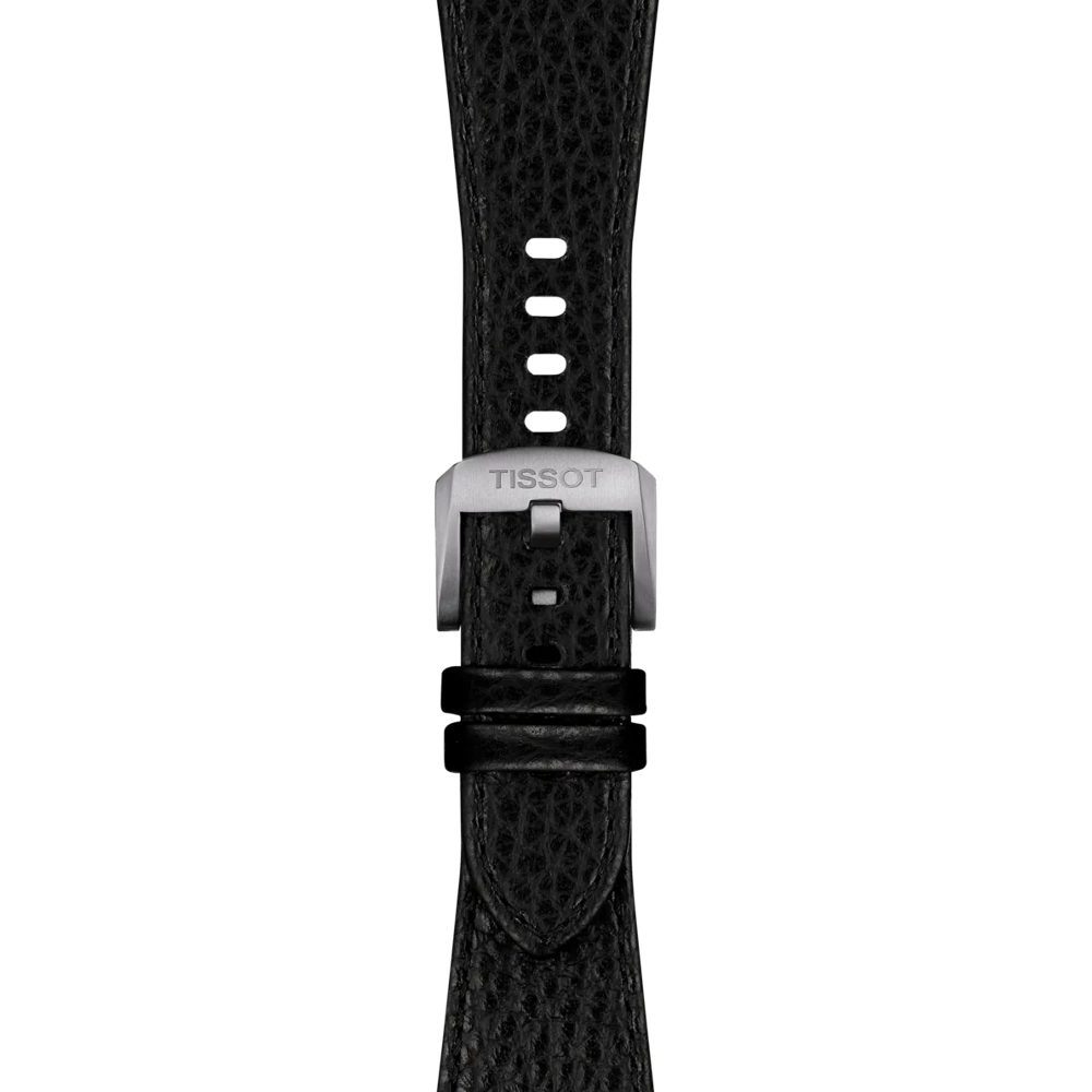 Tissot Official PRX 40mm Black Leather Strap 2