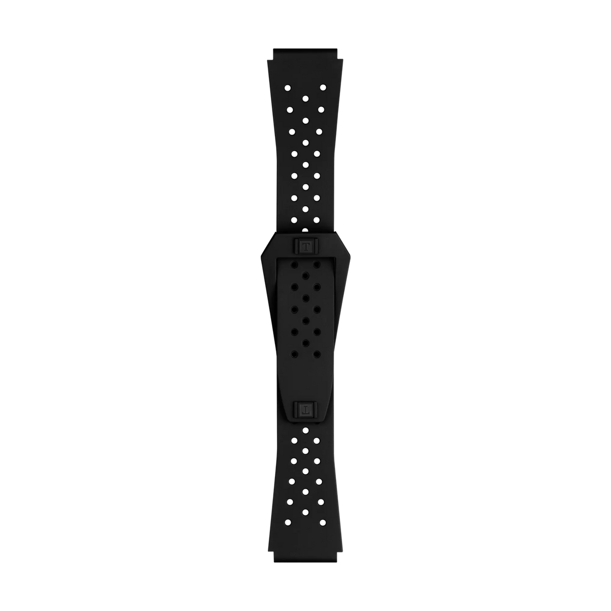 Tissot Official Black Sideral Rubber Strap 1