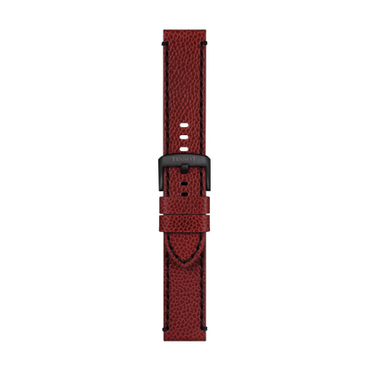 Tissot Official Burgundy Leather Strap Lugs 22mm 1