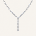 28CT Mix shaped lab Grown Diamond Statement Neckalce