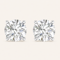 4.00CT Round Cut Lab Grown Diamond Earrings