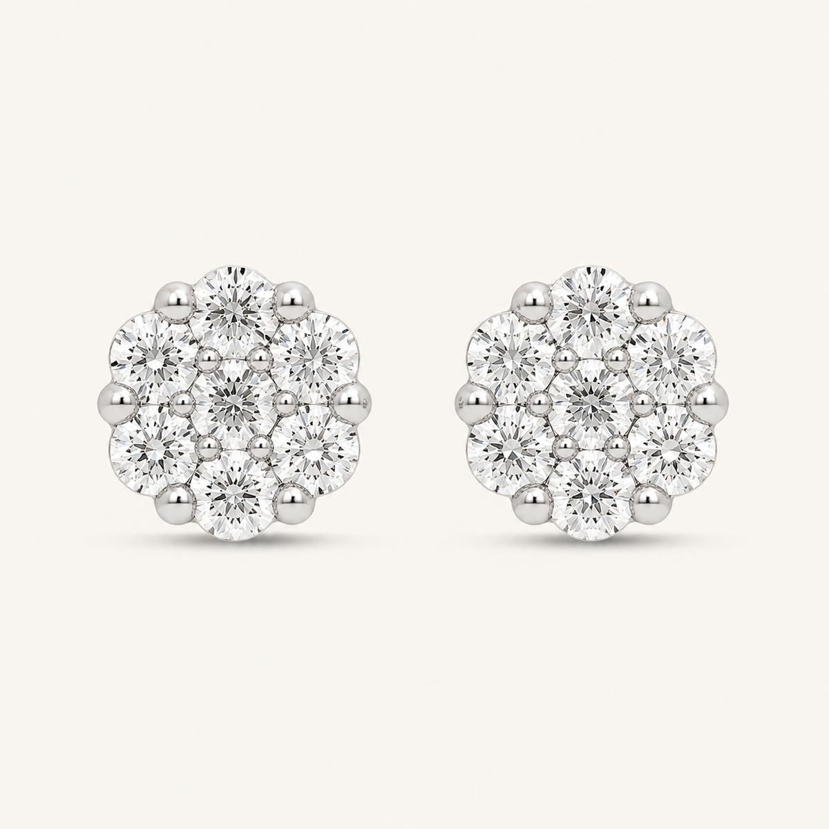14K 0.69CT Lab Grown DIAMOND EARRING