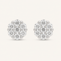 0.15CT Round Cut Lab Grown Diamond Earrings