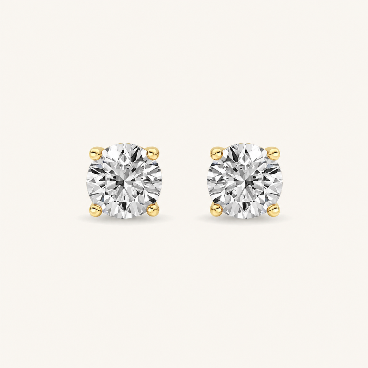 1.5CT Oval Cut Lab Grown Diamond Solitaire Accent Huggie Earrings