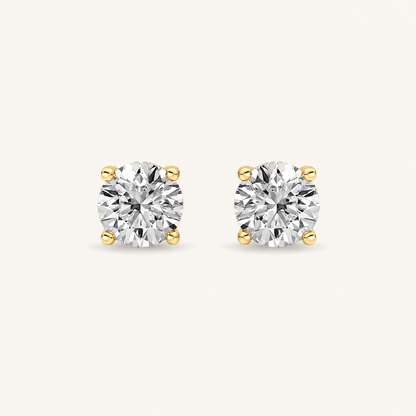 1.5CT Oval Cut Lab Grown Diamond Solitaire Accent Huggie Earrings