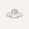 0.75CT Round Cut Lab Grown Diamond Solitaire Ring