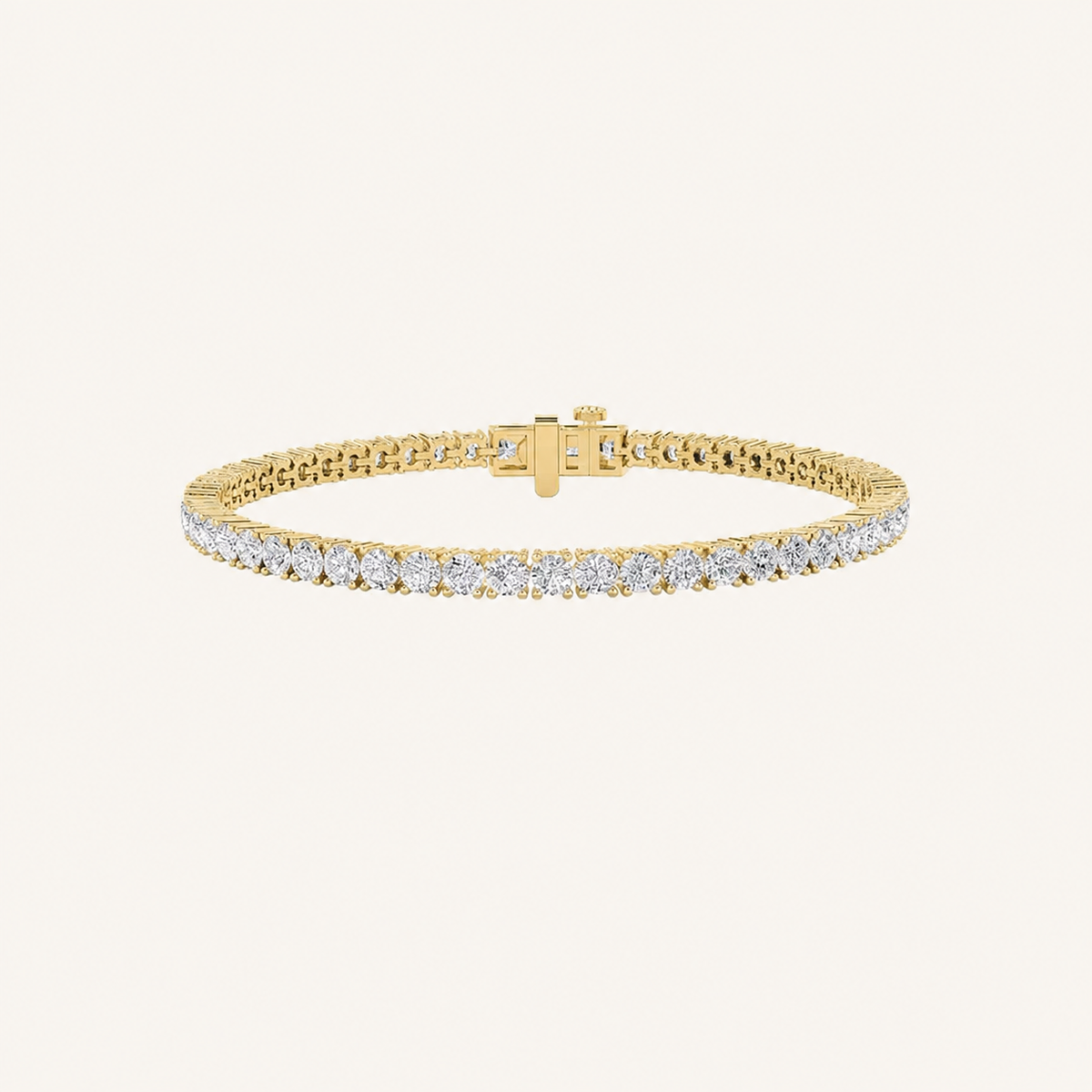 9CT Round Cut Lab Grown Diamond Classic Tennis Bracelet
