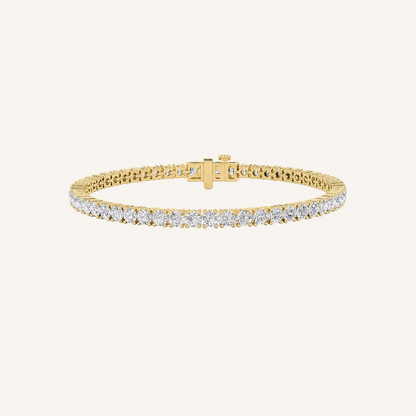 9CT Round Cut Lab Grown Diamond Classic Tennis Bracelet
