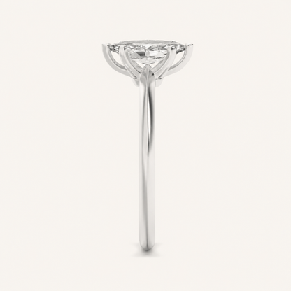1CT Marquise Cut Lab Grown Diamond Solitaire Ring