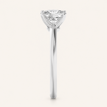 2.5CT Elongated Cushion Cut Lab Grown Diamond Solitaire Ring