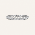 12CT Round Cut Lab Grown Diamond Bracelet