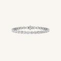 5.5CT Oval Cut Lab Grown Diamond Tennis Bracelet