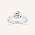 2.5CT Round Cut Lab Grown Diamond Solitaire Ring