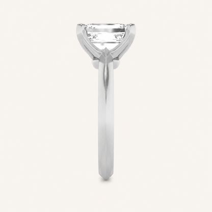 1CT Radiant Cut Lab Grown Diamond Solitaire Ring