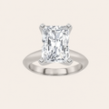 2CT Radiant Cut Lab Grown Diamond Solitaire Ring
