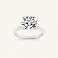 1CT Round Cut Lab Grown Diamond Solitaire Ring