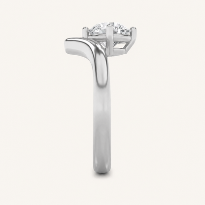 1.5CT Round Cut Lab Grown Diamond Solitaire Ring