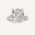 3.75CT Round Cut Lab Grown Diamond Solitaire Ring