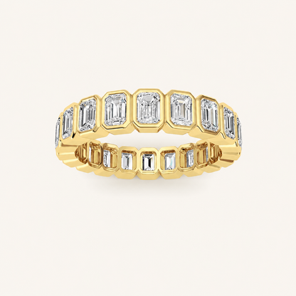 3CT Emerald Cut Diamond Ring