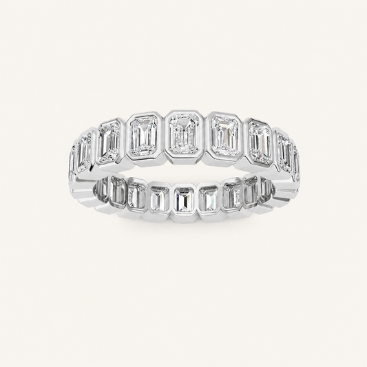 3CT Emerald Cut Diamond Ring