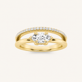 0.50CT Marquise Cut Lab Grown Diamond Ring
