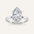 1.5CT Marquise Cut Lab Grown Diamond Solitaire Ring