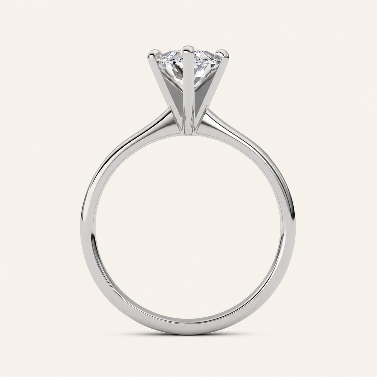 1.5CT Marquise Cut Lab Grown Diamond Solitaire Ring