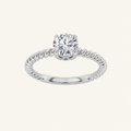 0.50CT Round Cut Lab Grown Diamond Solitaire Ring
