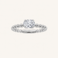 0.50CT Oval Cut Lab Grown Diamond Solitaire Ring