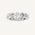 1.8CT Round Cut Lab Grown Diamond Eternity Ring