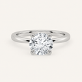 1CT Round Cut Lab Grown Diamond Solitaire Ring