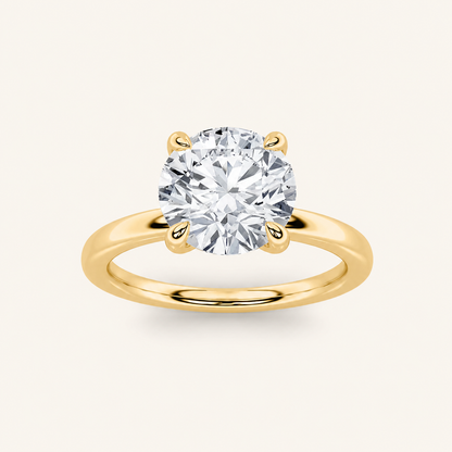 1.5CT Round Cut Lab Grown Diamond Solitaire Ring