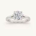 2.00 CT Round Cut Lab Grown Diamond Solitaire Ring