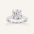 1.00 CT Round Cut Lab Grown Diamond Hidden Halo Ring