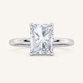 2.00 CT Radiant Cut Lab Grown Diamond Solitaire Ring