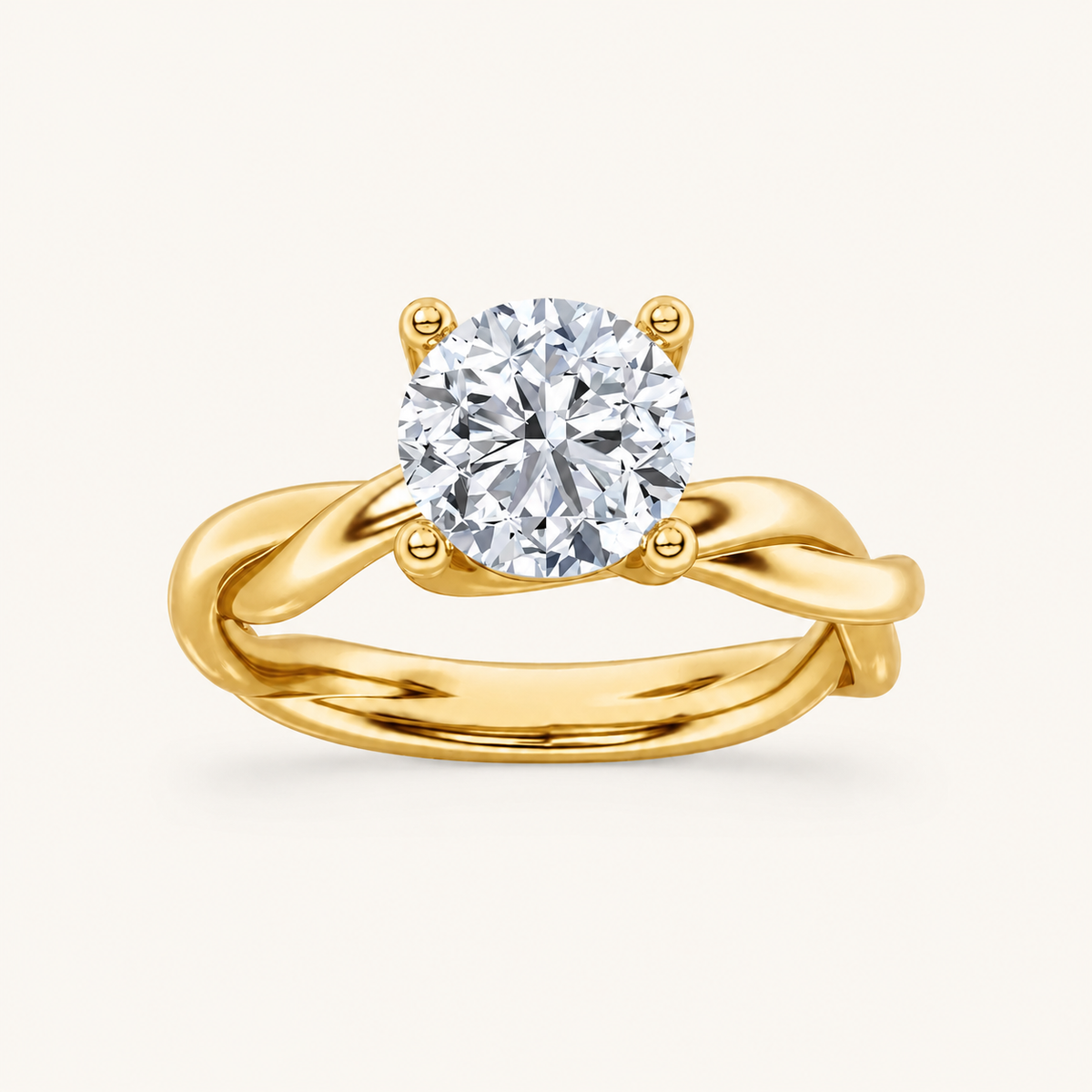 2.50 CT Round Cut Lab Grown Diamond Solitaire Ring
