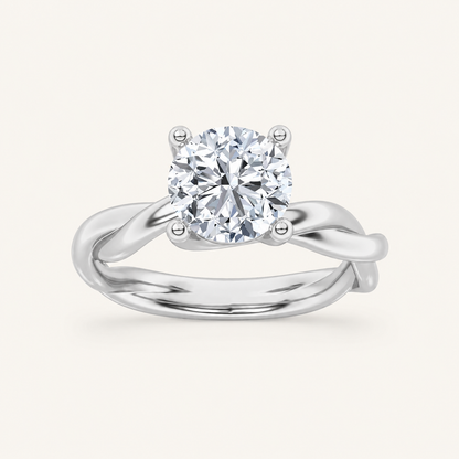 2.50 CT Round Cut Lab Grown Diamond Solitaire Ring