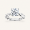 3.00 CT Round Cut Lab Grown Diamond Solitaire Ring