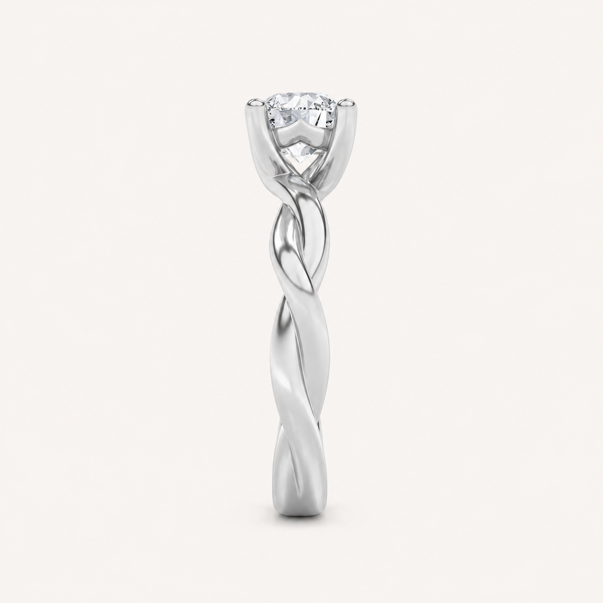 2.50 CT Round Cut Lab Grown Diamond Solitaire Ring