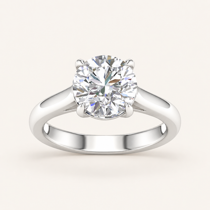 5.00CT Round Cut Lab Grown Diamond Solitaire Ring