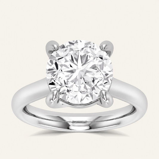 5.00CT Round Cut Lab Grown Diamond Solitaire Ring