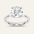 4.00CT Round Cut Lab Grown Diamond Solitaire Ring
